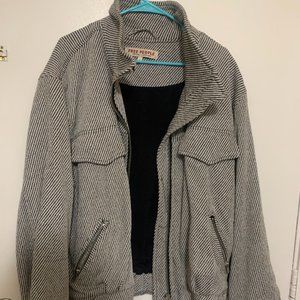 NWT Free People Shane Slouchy Bomber Jacket